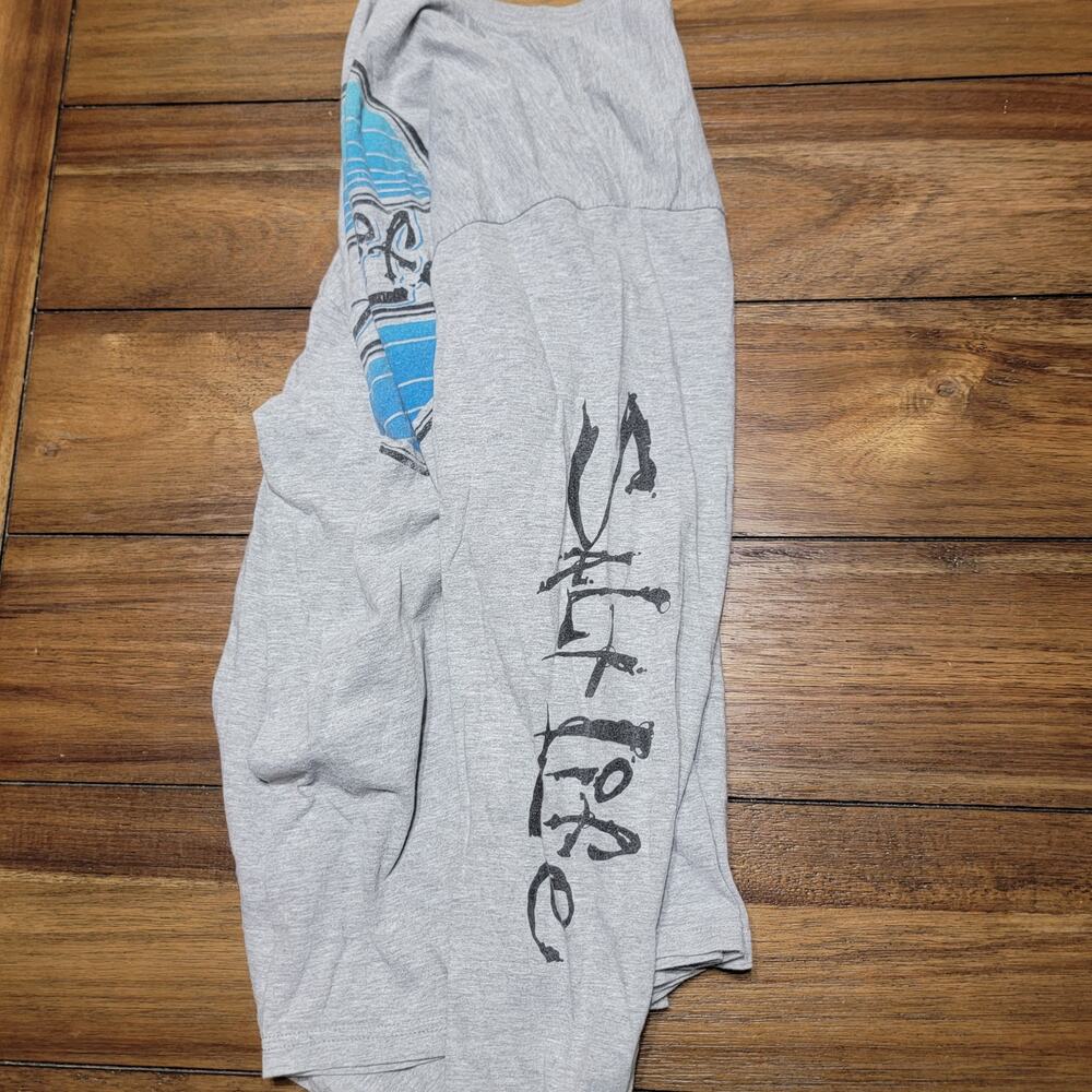 Salt Life LS Grey Unisex Tee "Get Hooked" - Size Medium - Picture 3 of 6